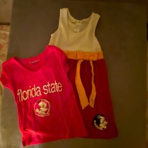 Florida State dress and shirt 4t